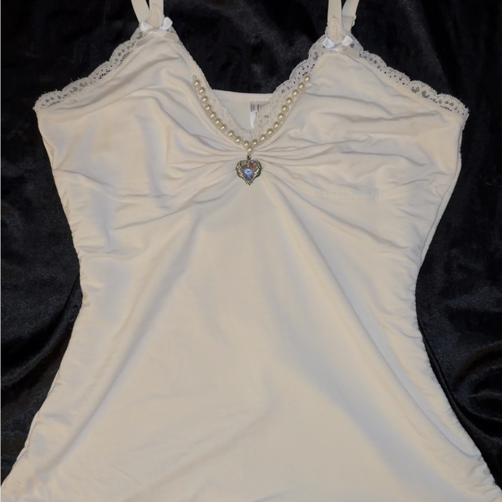 Cream Colored Lace Cami